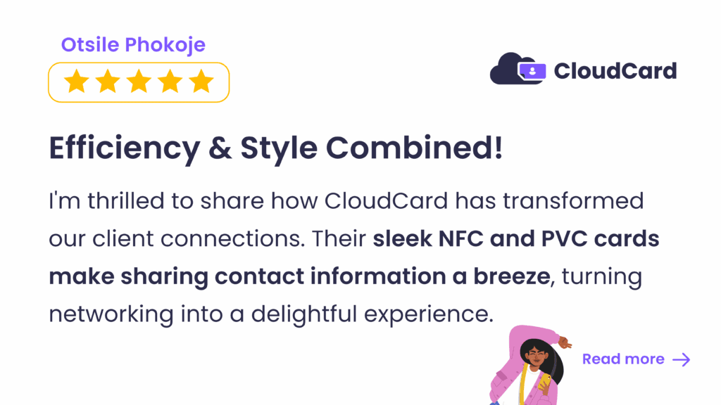 Why Digital NFC Business Cards from CloudCard Are the Future of Professional Networking