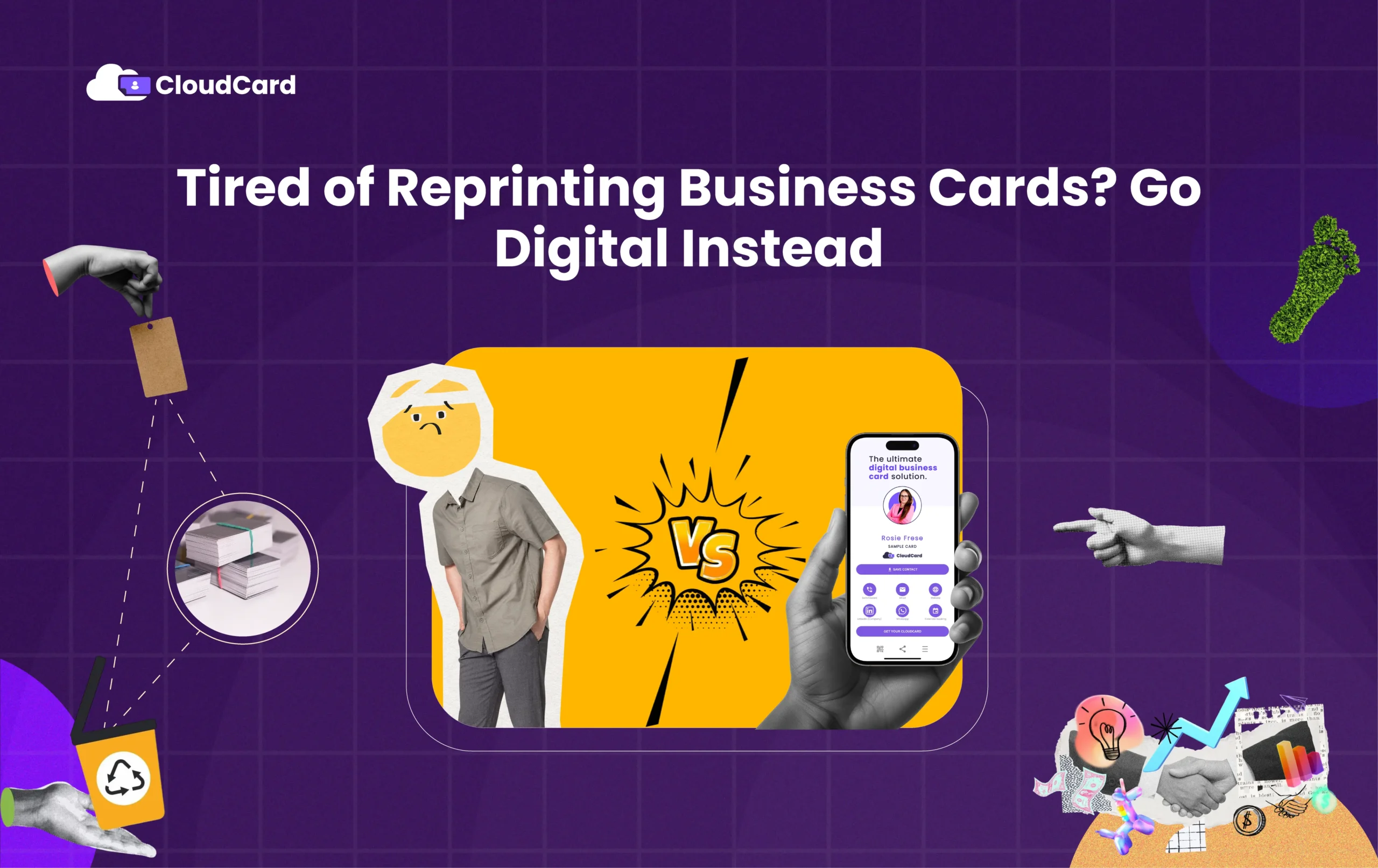 Tired of Reprinting Business Cards? Go Digital Instead 1 Tired of Reprinting Business Cards? Go Digital Instead